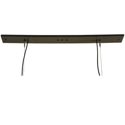 Meyda Tiffany Quadrato 3 Light 48" Wide Linear Pendant