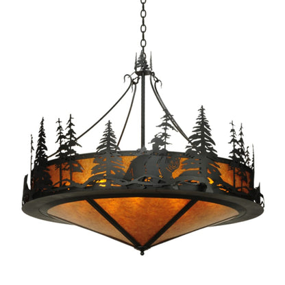 Meyda Tiffany Bear at Durk 12 Light 58" Wide Pendant