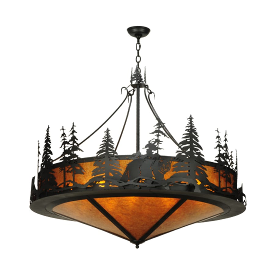 Meyda Tiffany Bear at Durk 12 Light 58" Wide Pendant