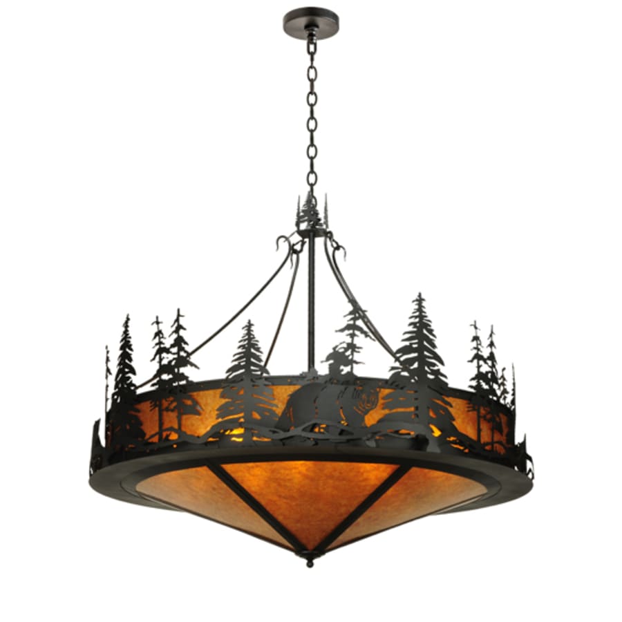 Meyda Tiffany Bear at Durk 12 Light 58" Wide Pendant