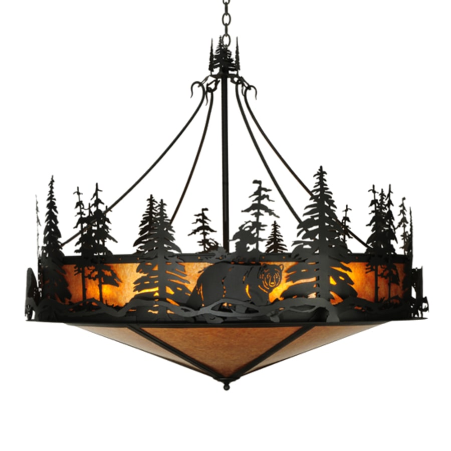 Meyda Tiffany Bear at Durk 12 Light 58" Wide Pendant