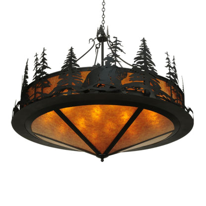 Meyda Tiffany Bear at Durk 12 Light 58" Wide Pendant