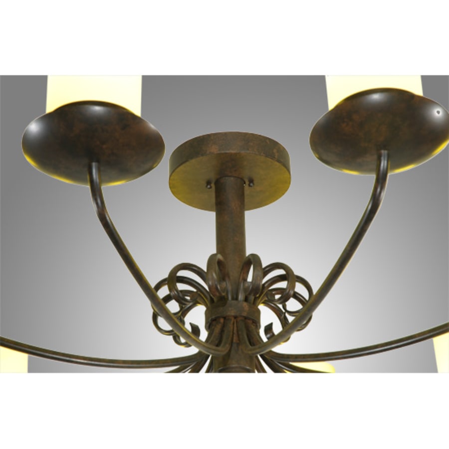 Meyda Tiffany Atria 12 Light 54" Wide Pillar Candle Style Chandelier