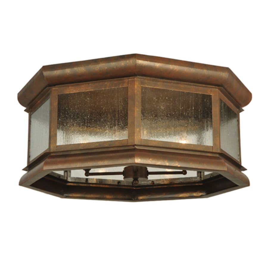 Meyda Tiffany Manchester 4 Light 30" Wide Flush Mount Drum Ceiling Fixture