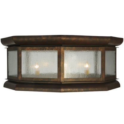 Meyda Tiffany Manchester 4 Light 30" Wide Flush Mount Drum Ceiling Fixture
