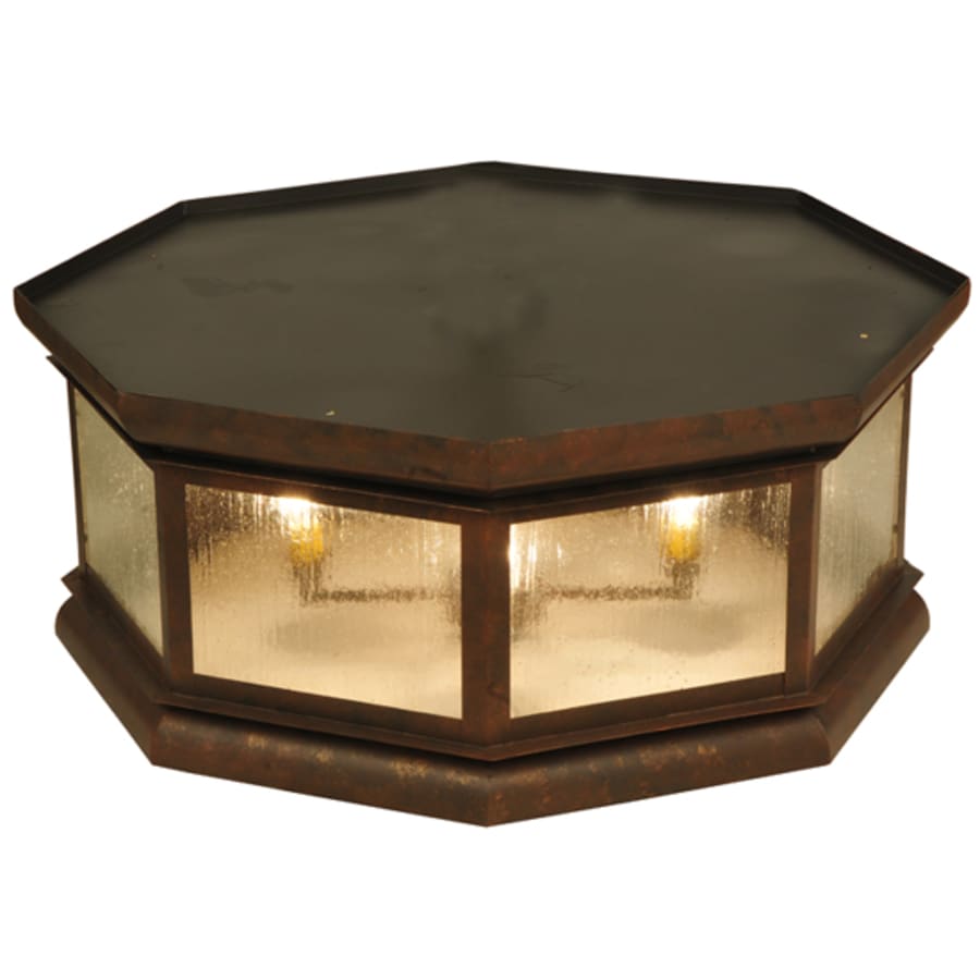 Meyda Tiffany Manchester 4 Light 30" Wide Flush Mount Drum Ceiling Fixture