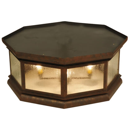 Meyda Tiffany Manchester 4 Light 30" Wide Flush Mount Drum Ceiling Fixture