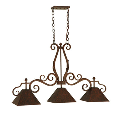 Meyda Tiffany Pedra 3 Light 48" Wide Linear Pendant