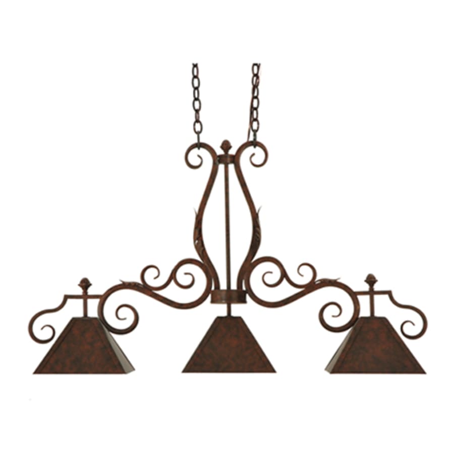 Meyda Tiffany Pedra 3 Light 48" Wide Linear Pendant