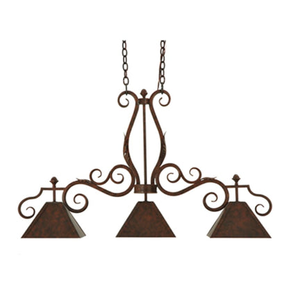 Meyda Tiffany Pedra 3 Light 48" Wide Linear Pendant