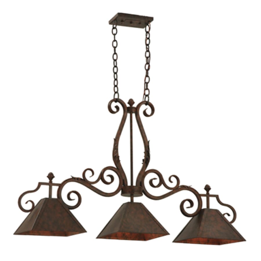 Meyda Tiffany Pedra 3 Light 48" Wide Linear Pendant