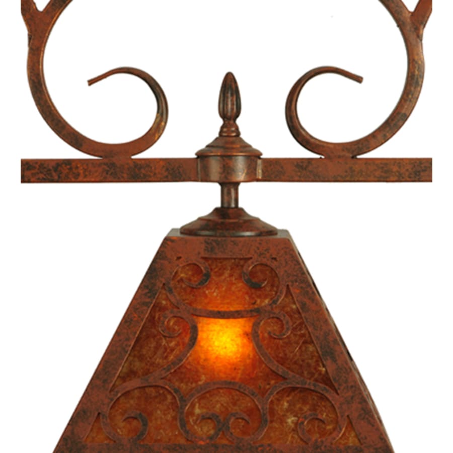 Meyda Tiffany Bandolei 3 Light 42" Wide Linear Pendant
