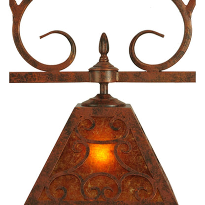 Meyda Tiffany Bandolei 3 Light 42" Wide Linear Pendant