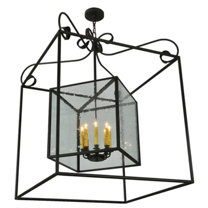 Meyda Tiffany Kitzi 8 Light 51" Wide Taper Candle Pendant
