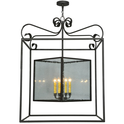 Meyda Tiffany Kitzi 8 Light 51" Wide Taper Candle Pendant