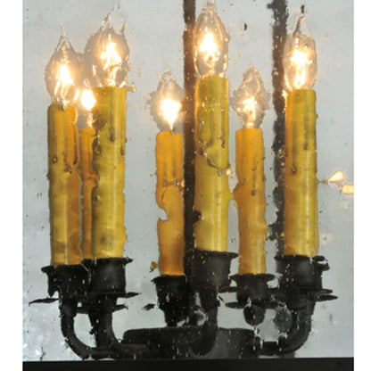 Meyda Tiffany Kitzi 8 Light 51" Wide Taper Candle Pendant