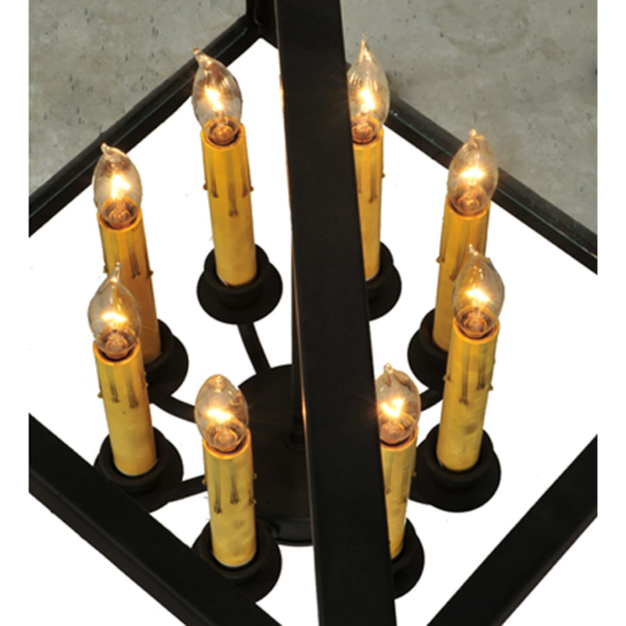 Meyda Tiffany Kitzi 8 Light 51" Wide Taper Candle Pendant