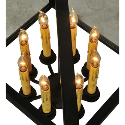 Meyda Tiffany Kitzi 8 Light 51" Wide Taper Candle Pendant