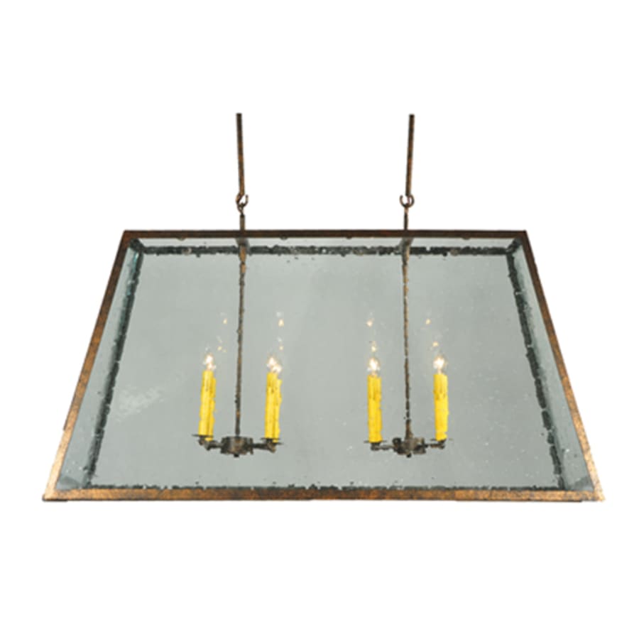 Meyda Tiffany Ovation 8 Light 48" Wide Taper Candle Linear Pendant