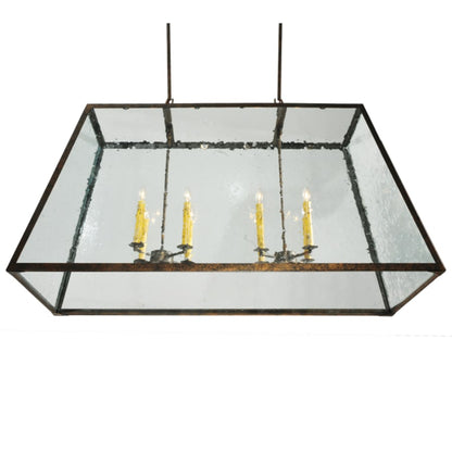 Meyda Tiffany Ovation 8 Light 48" Wide Taper Candle Linear Pendant