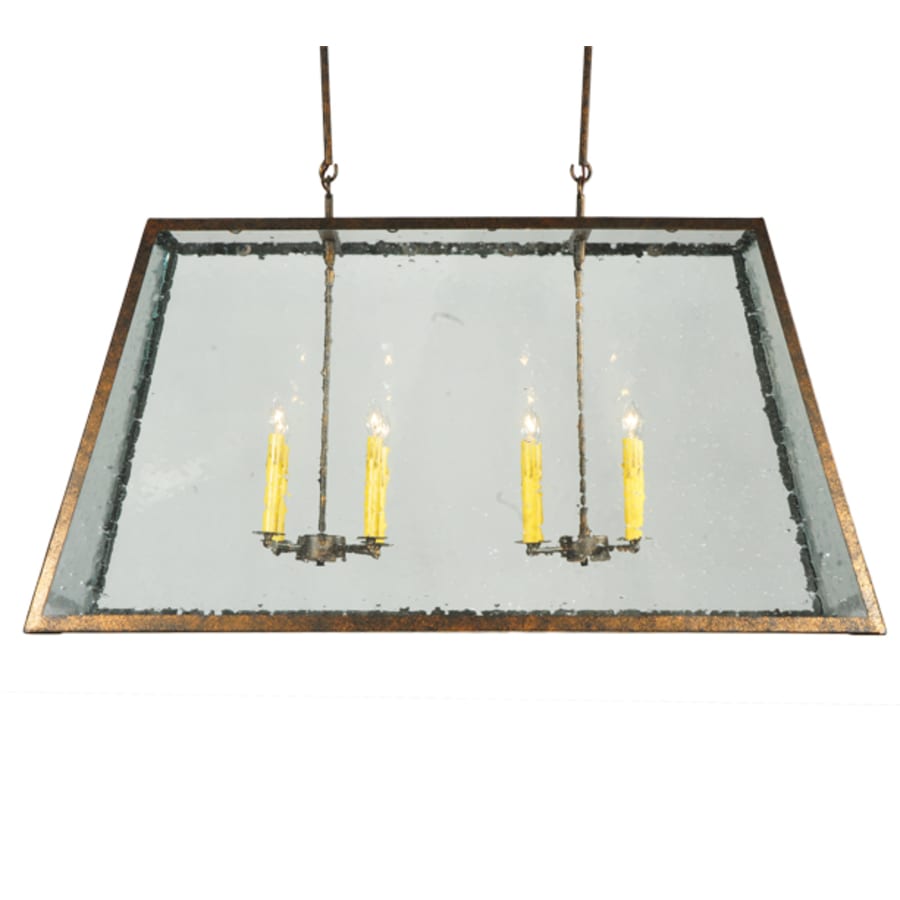 Meyda Tiffany Ovation 8 Light 48" Wide Taper Candle Linear Pendant