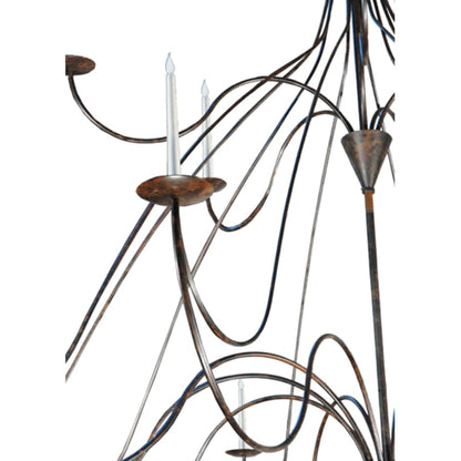 Meyda Tiffany Polonaise 15 Light 96" Wide Taper Candle Style Chandelier