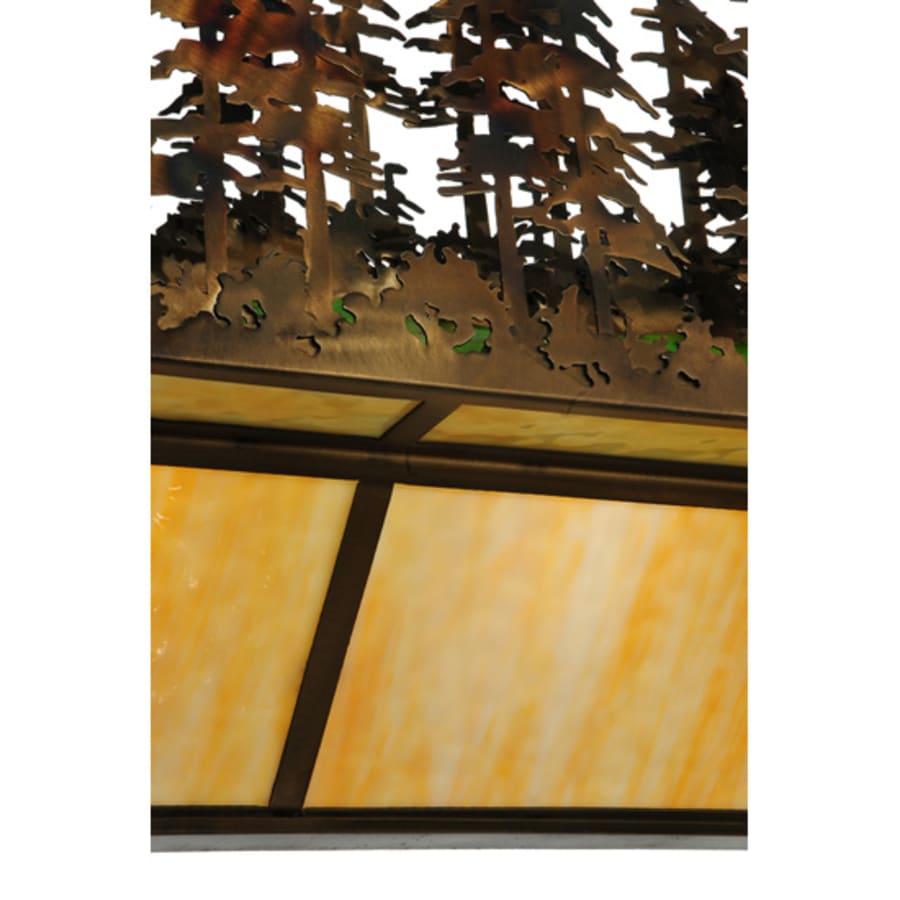 Meyda Tiffany Pine Lake 8 Light 60" Wide Linear Pendant