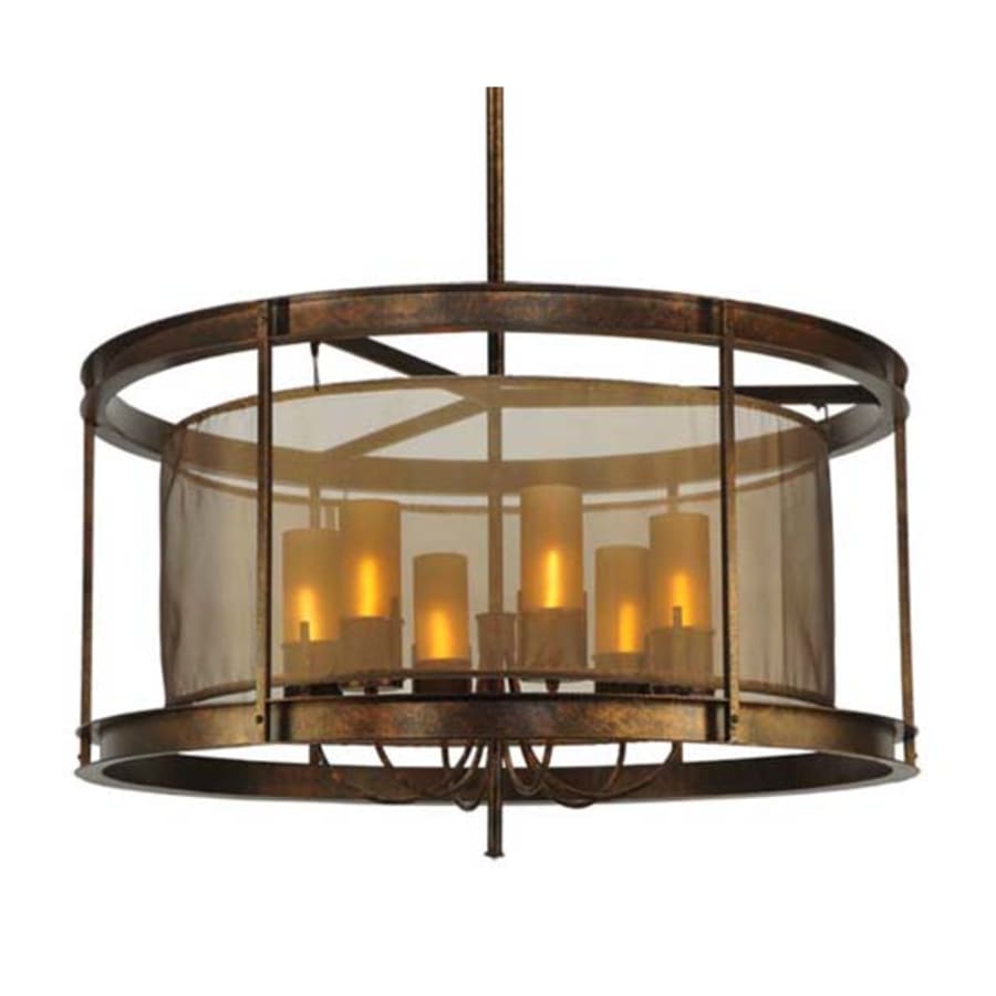Meyda Tiffany Cordoba 6 Light 42" Wide Pillar Candle Pendant