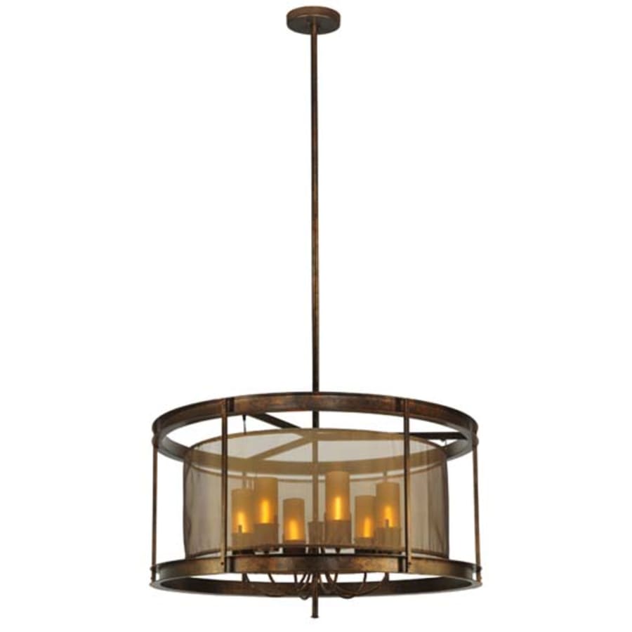 Meyda Tiffany Cordoba 6 Light 42" Wide Pillar Candle Pendant