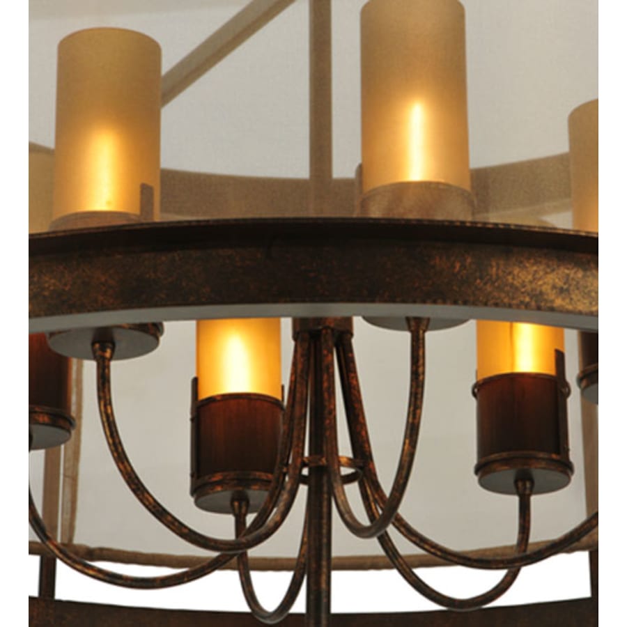 Meyda Tiffany Cordoba 6 Light 42" Wide Pillar Candle Pendant