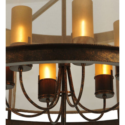 Meyda Tiffany Cordoba 6 Light 42" Wide Pillar Candle Pendant