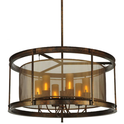 Meyda Tiffany Cordoba 6 Light 42" Wide Pillar Candle Pendant