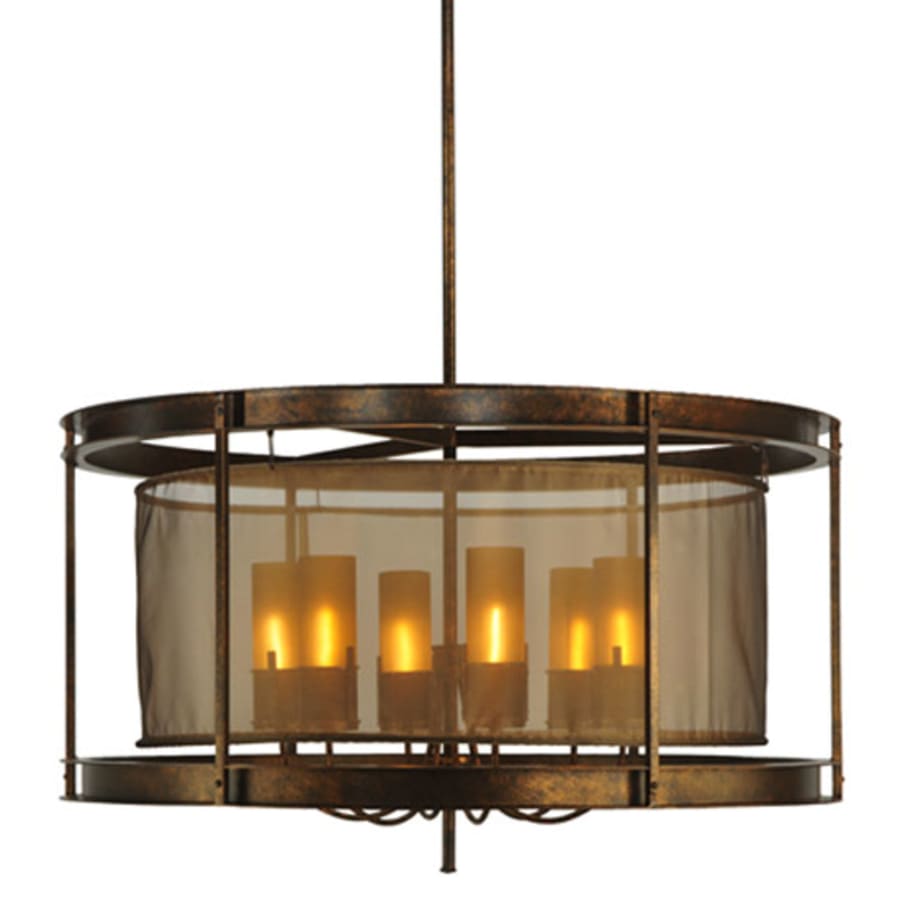 Meyda Tiffany Cordoba 6 Light 42" Wide Pillar Candle Pendant