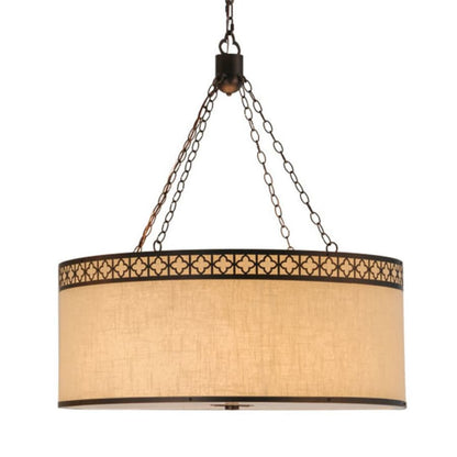 Meyda Tiffany Cilindro 8 Light 36" Wide Suspension Pendant