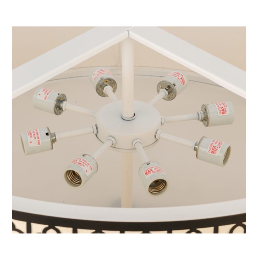 Meyda Tiffany Cilindro 8 Light 36" Wide Suspension Pendant