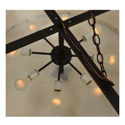 Meyda Tiffany Cilindro 8 Light 36" Wide Suspension Pendant