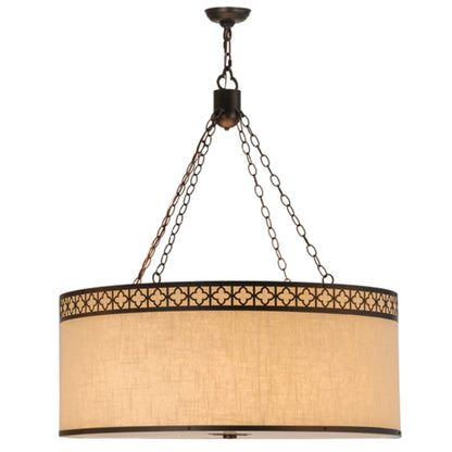 Meyda Tiffany Cilindro 8 Light 36" Wide Suspension Pendant