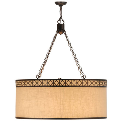 Meyda Tiffany Cilindro 8 Light 36" Wide Suspension Pendant