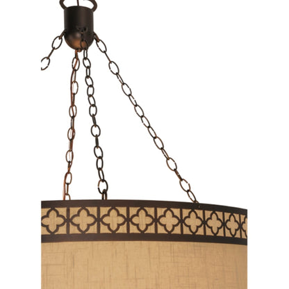 Meyda Tiffany Cilindro 8 Light 36" Wide Suspension Pendant