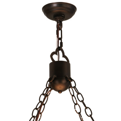 Meyda Tiffany Cilindro 8 Light 36" Wide Suspension Pendant