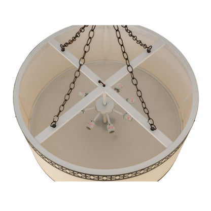 Meyda Tiffany Cilindro 8 Light 36" Wide Suspension Pendant