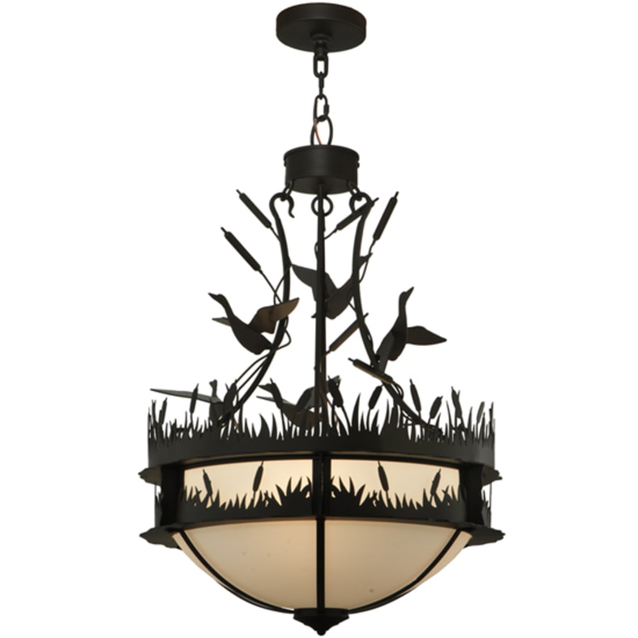 Meyda Tiffany Ducks in Flight 4 Light 24" Wide Pendant