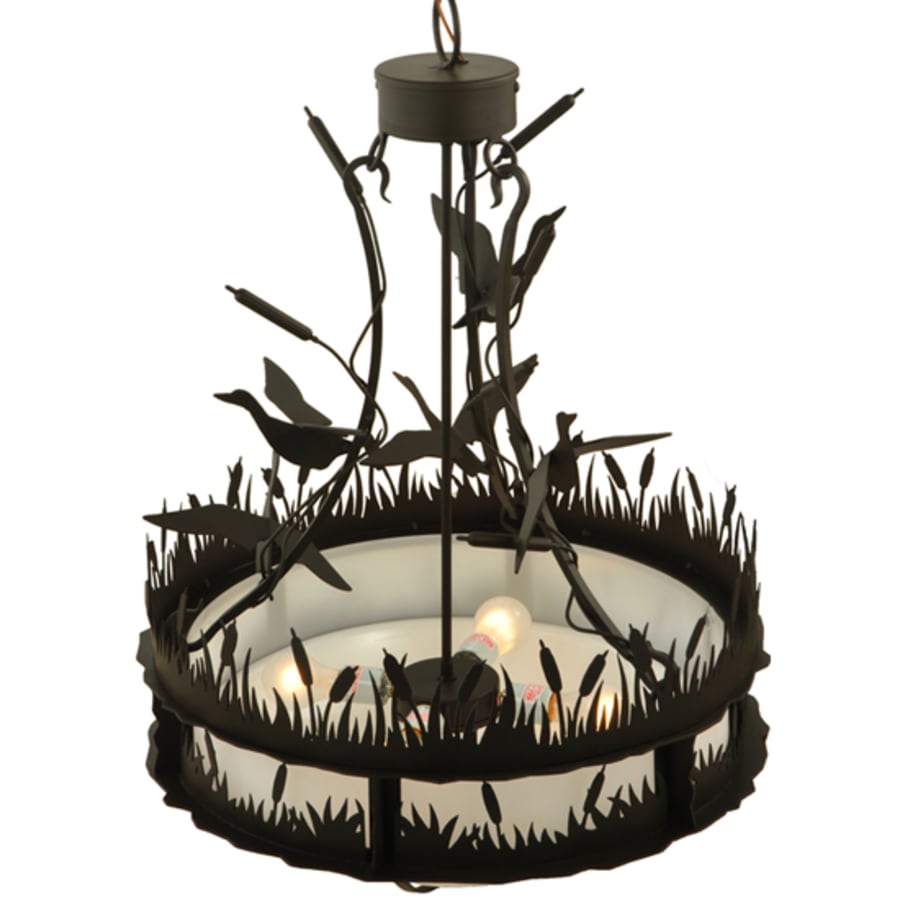 Meyda Tiffany Ducks in Flight 4 Light 24" Wide Pendant