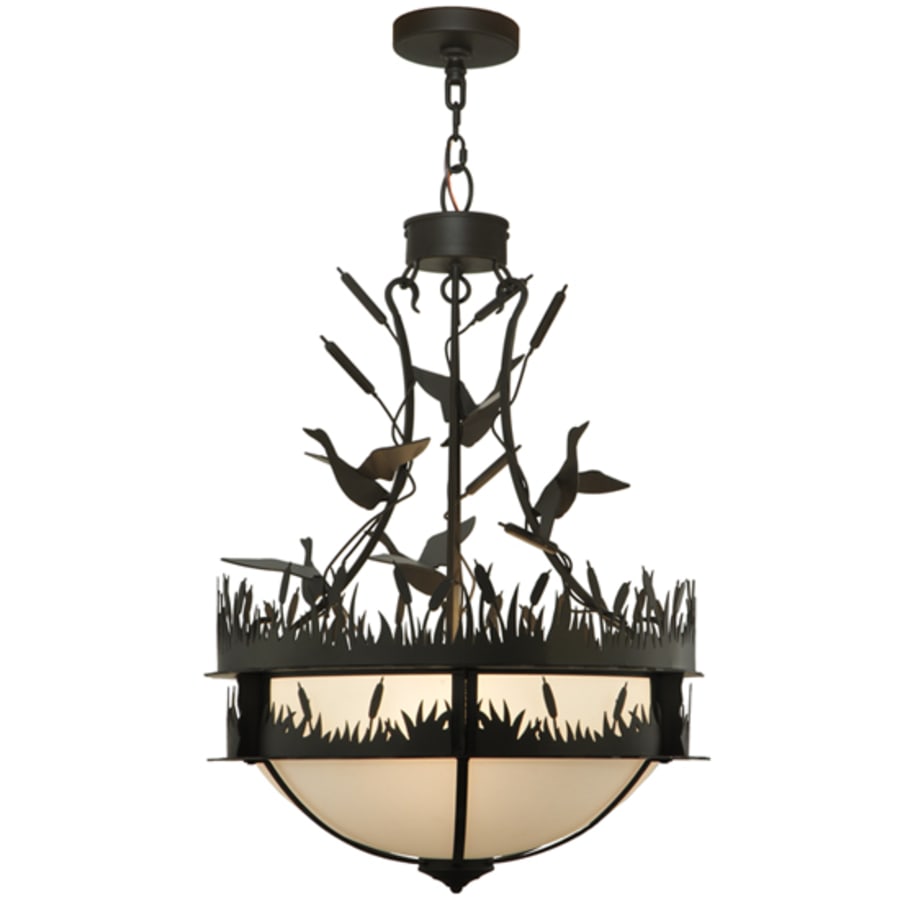 Meyda Tiffany Ducks in Flight 4 Light 24" Wide Pendant