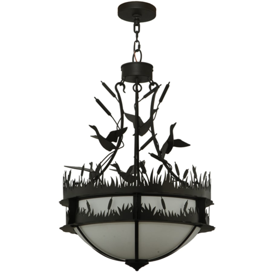 Meyda Tiffany Ducks in Flight 4 Light 24" Wide Pendant