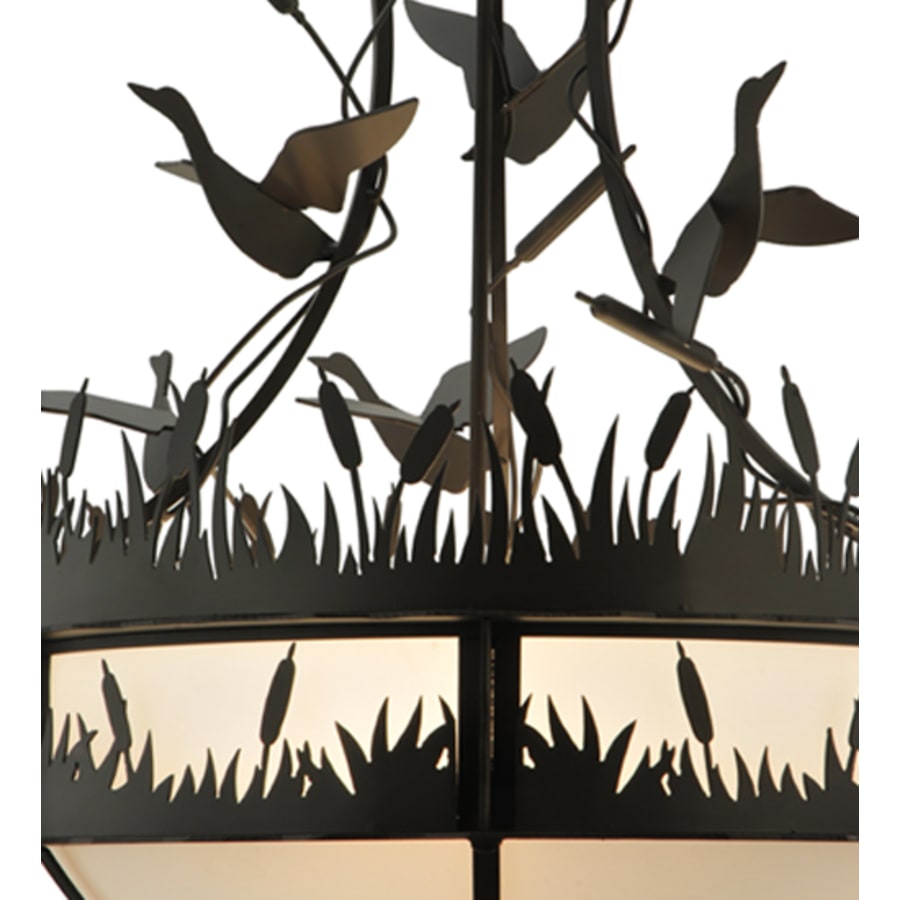 Meyda Tiffany Ducks in Flight 4 Light 24" Wide Pendant