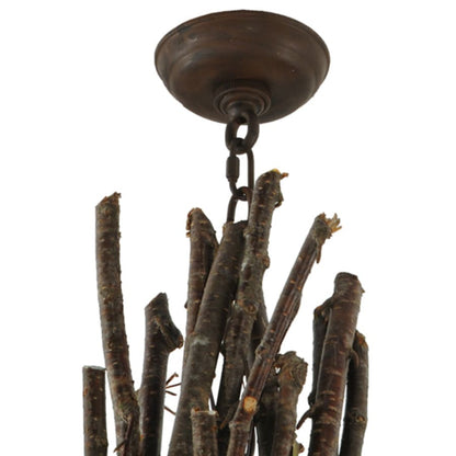 Meyda Tiffany Twigs 10 Light 100" Wide Taper Candle Style Chandelier