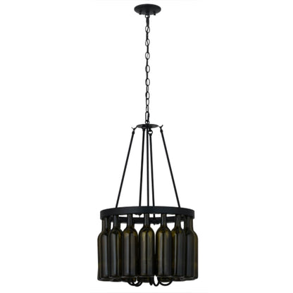 Meyda Tiffany Tuscan Vineyard 5 Light 17" Wide Drum Chandelier