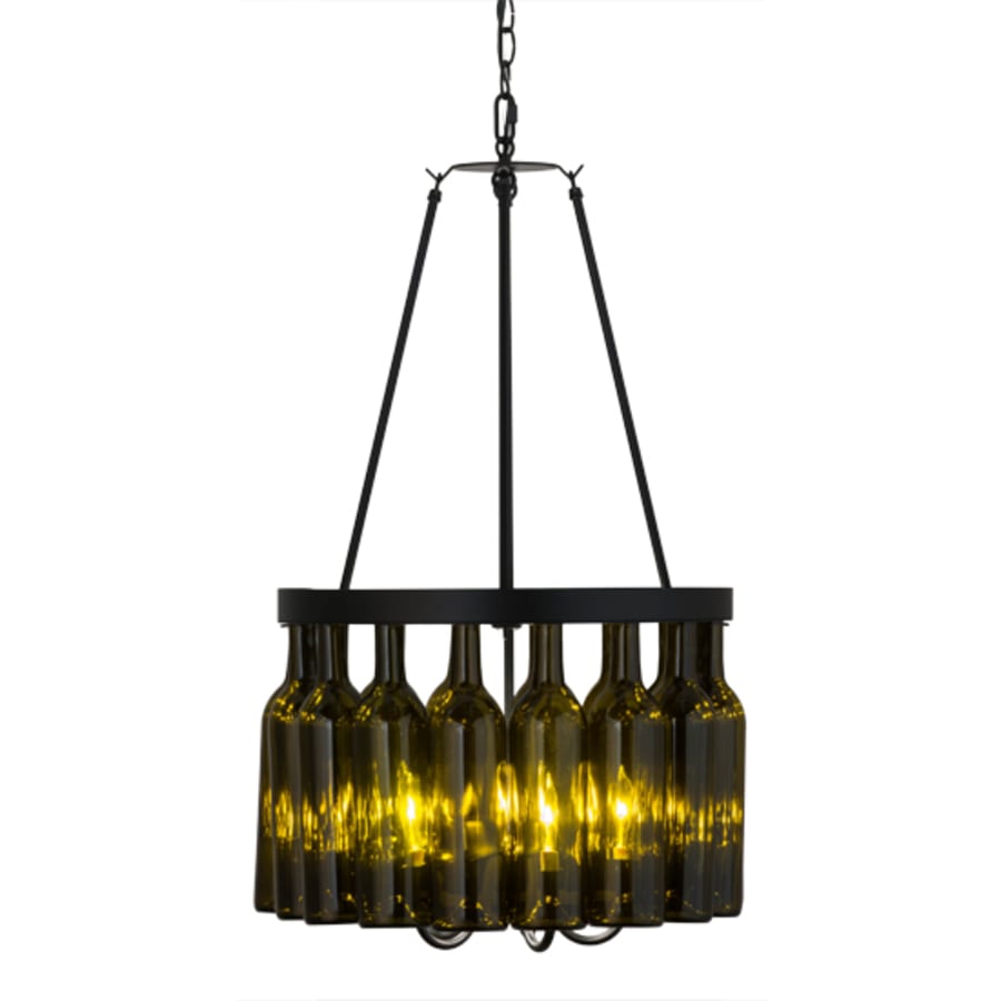Meyda Tiffany Tuscan Vineyard 5 Light 17" Wide Drum Chandelier