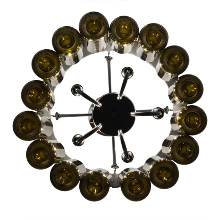Meyda Tiffany Tuscan Vineyard 5 Light 17" Wide Drum Chandelier